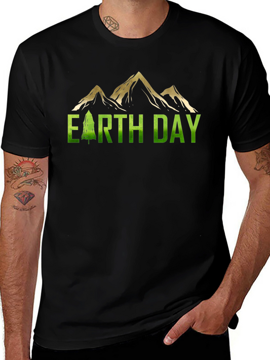 Earth Day Mountain Graphic Tee