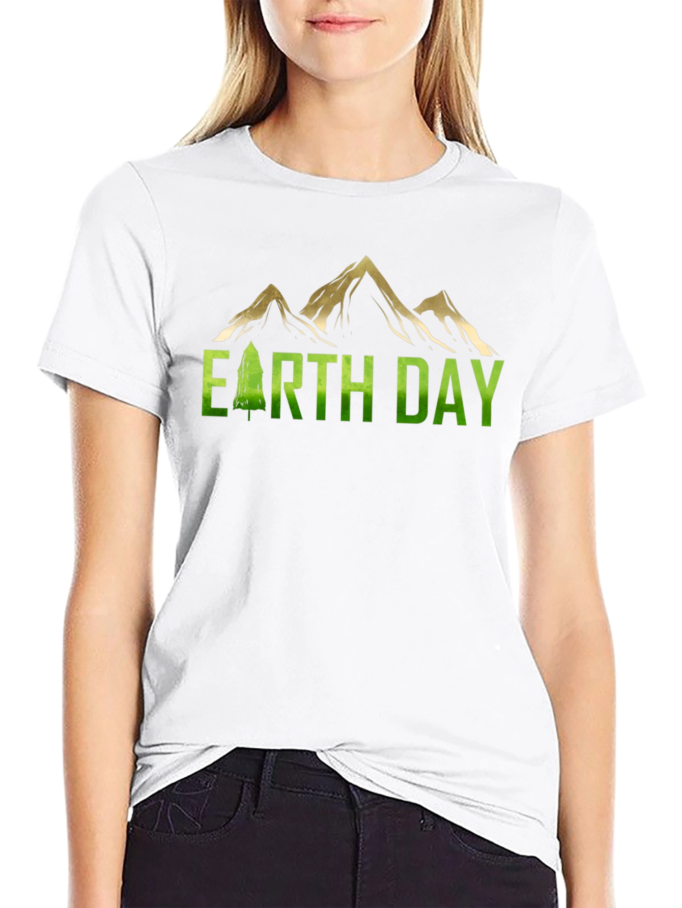 Earth Day Mountain Graphic Tee