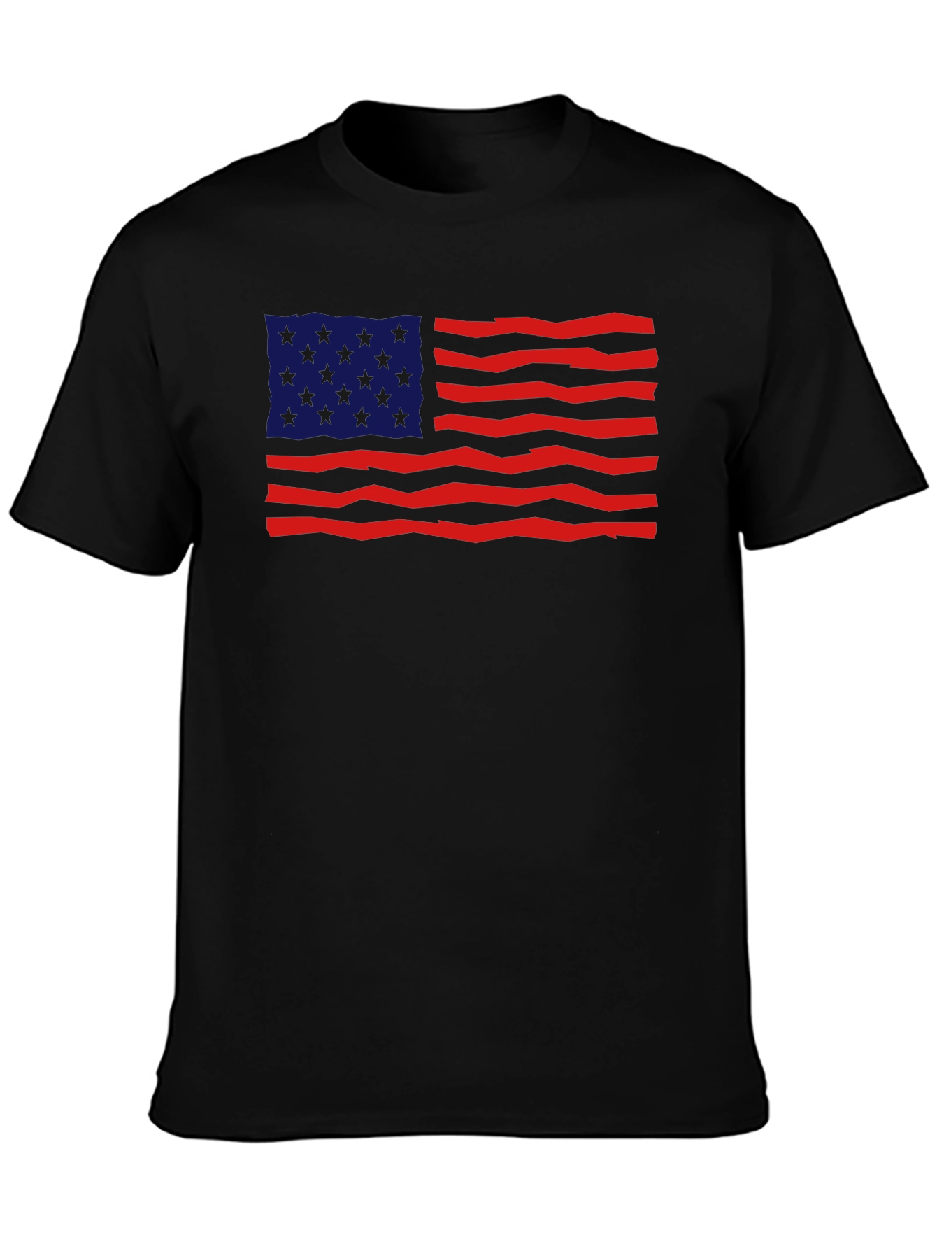 American Flag Graphic Tee - Patriotic Design