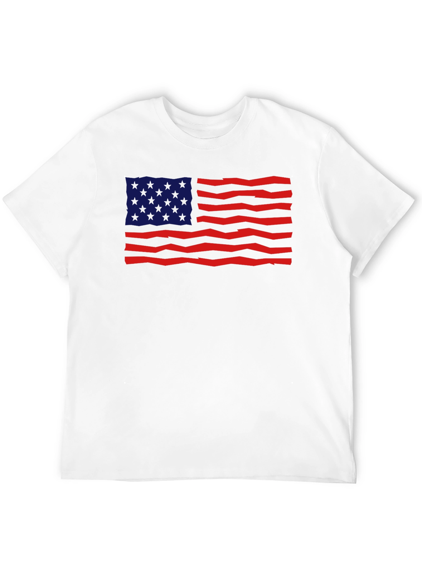 American Flag Graphic Tee - Patriotic Design