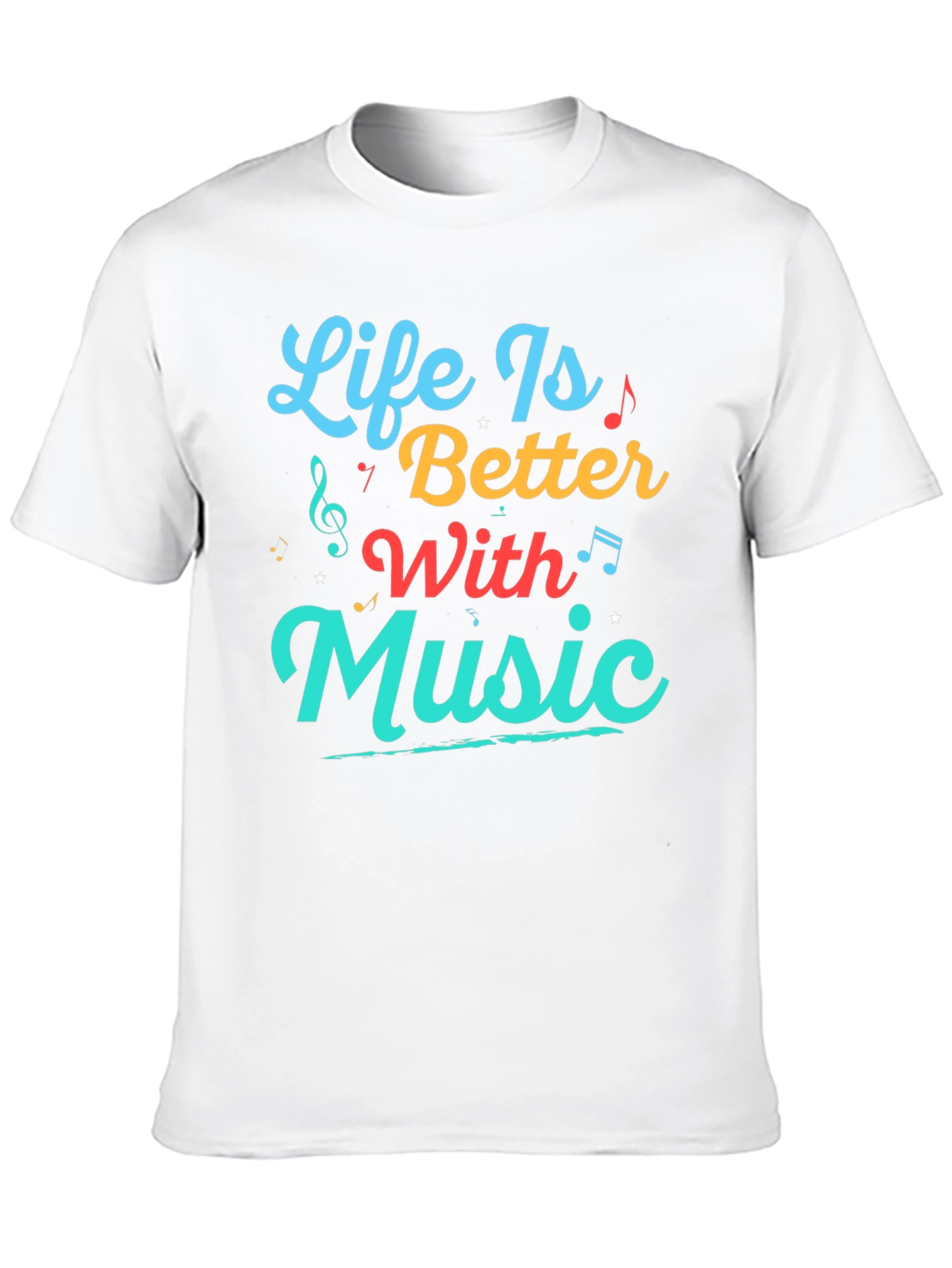 Life Is Better With Music Graphic T-Shirt