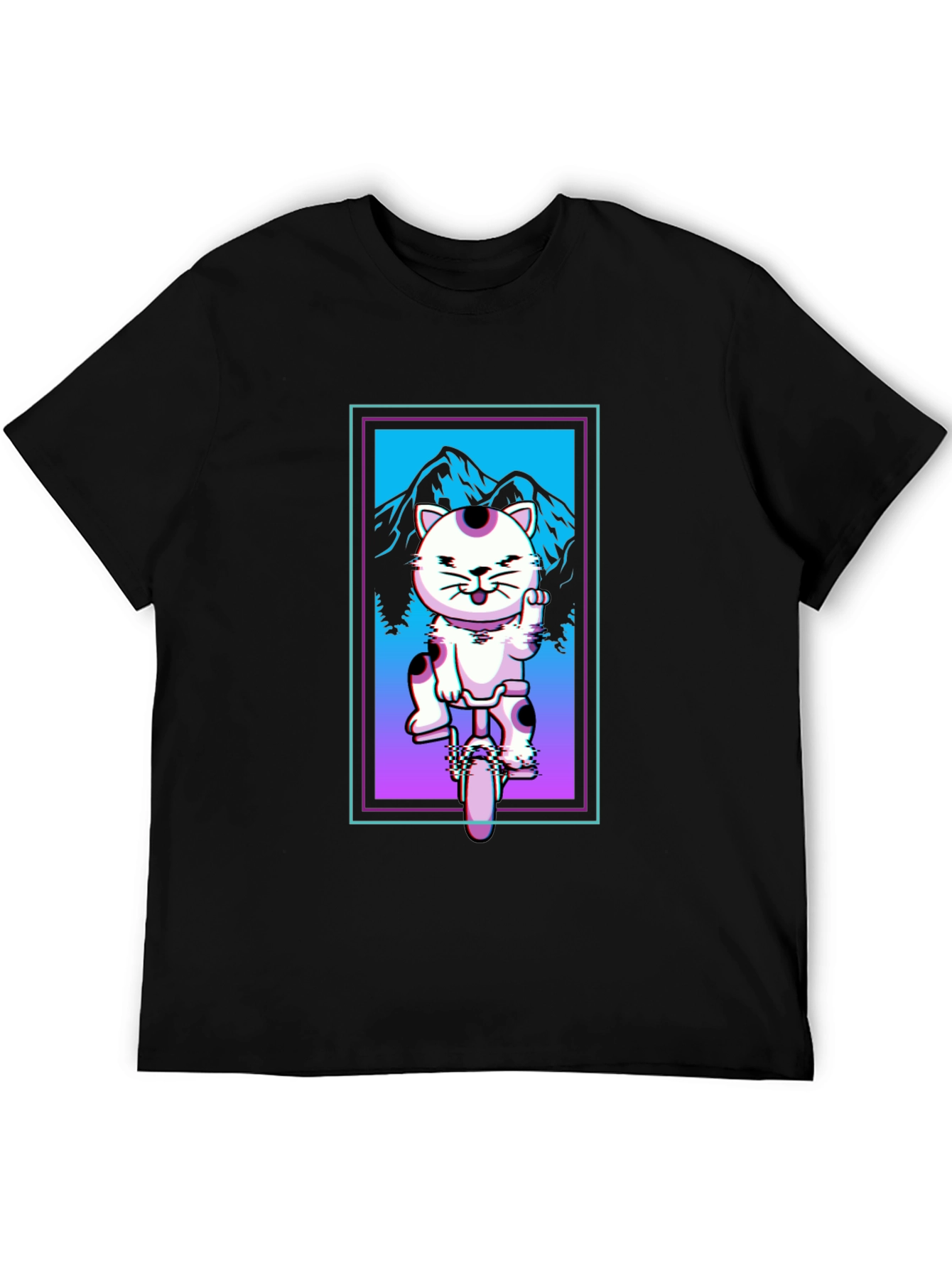 Cool Cat T-Shirt: Mountain Biking Attitude