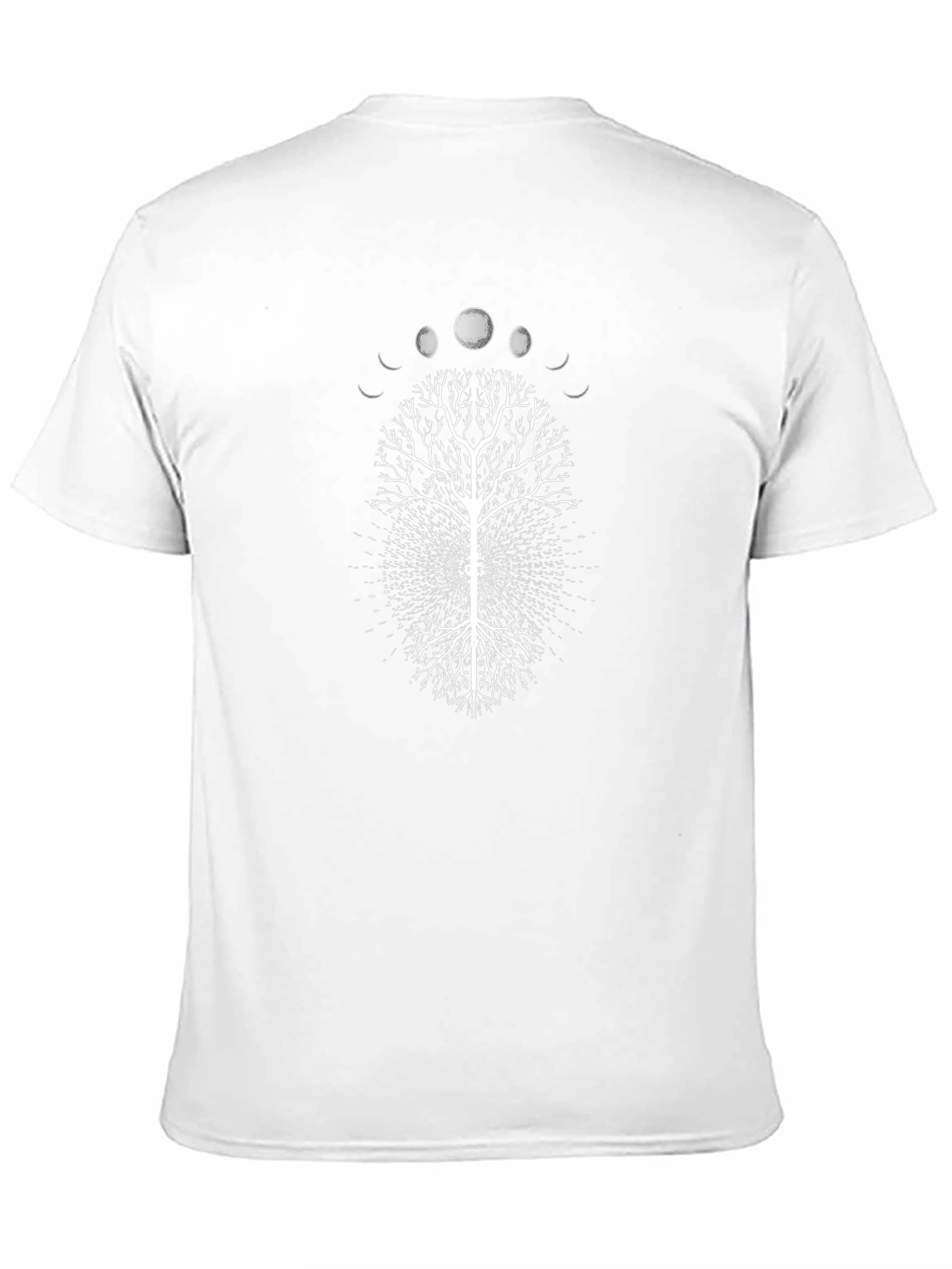 Mystic Tree Graphic Tee - Black Cotton T-Shirt