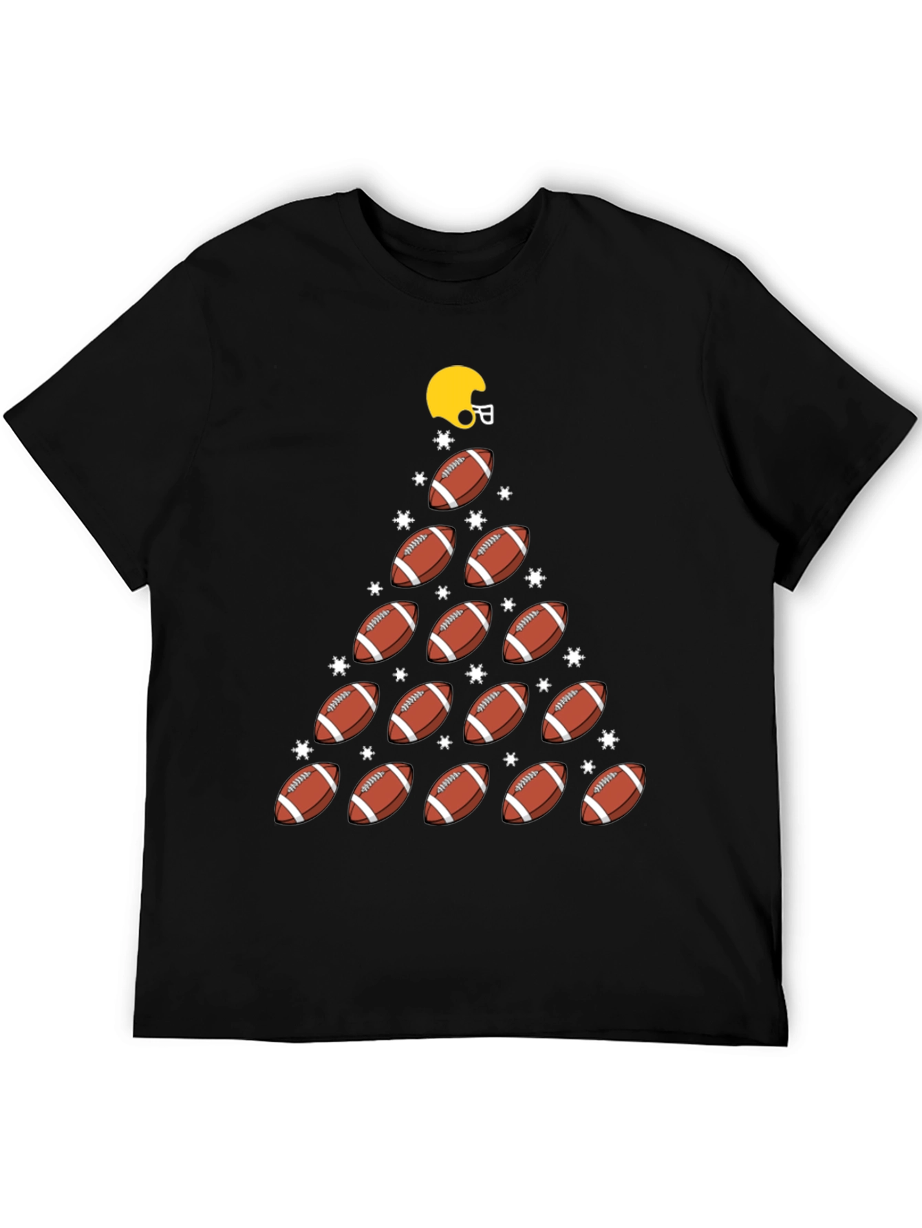 Football Christmas Tree T-Shirt
