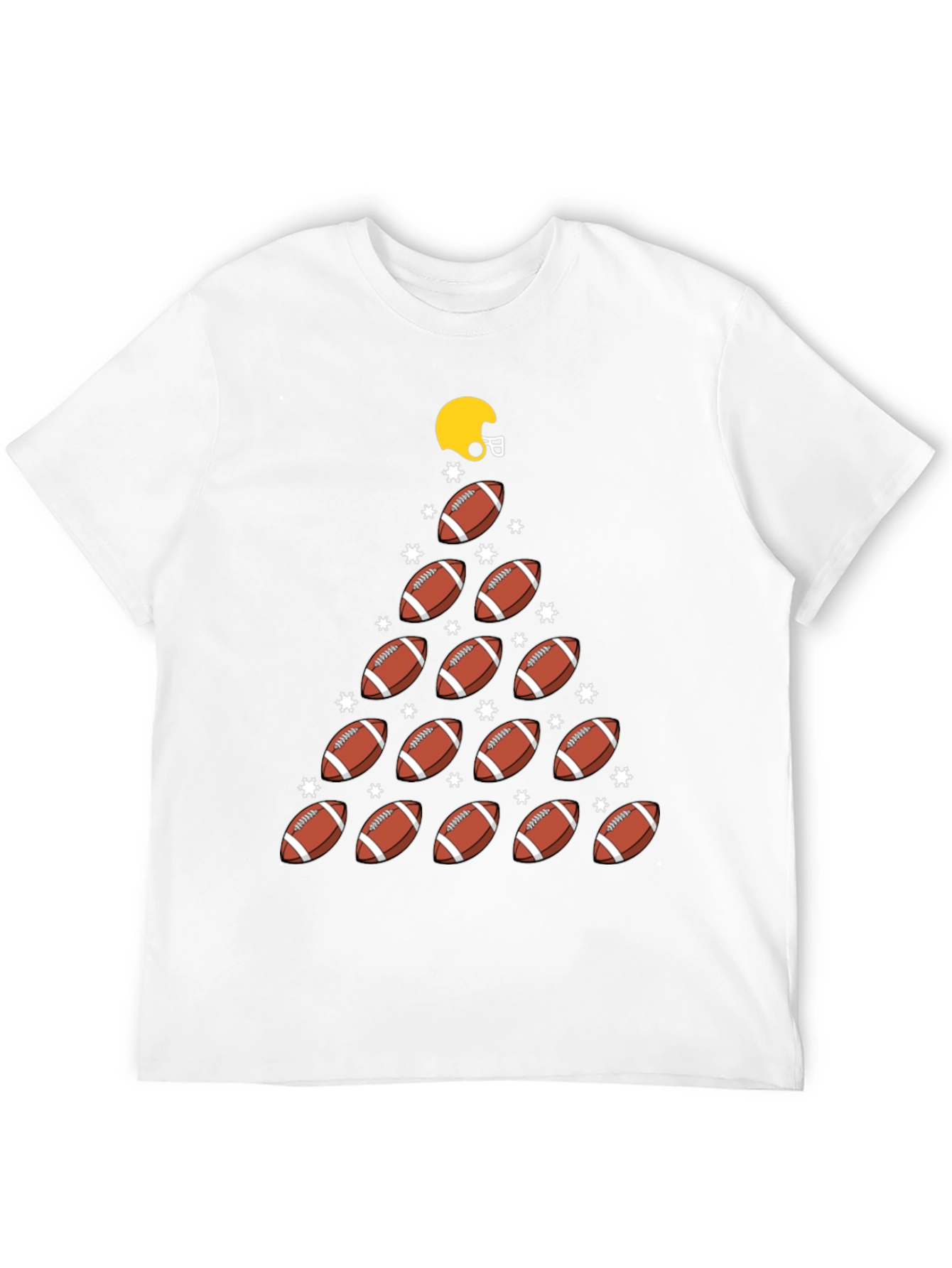 Football Christmas Tree T-Shirt