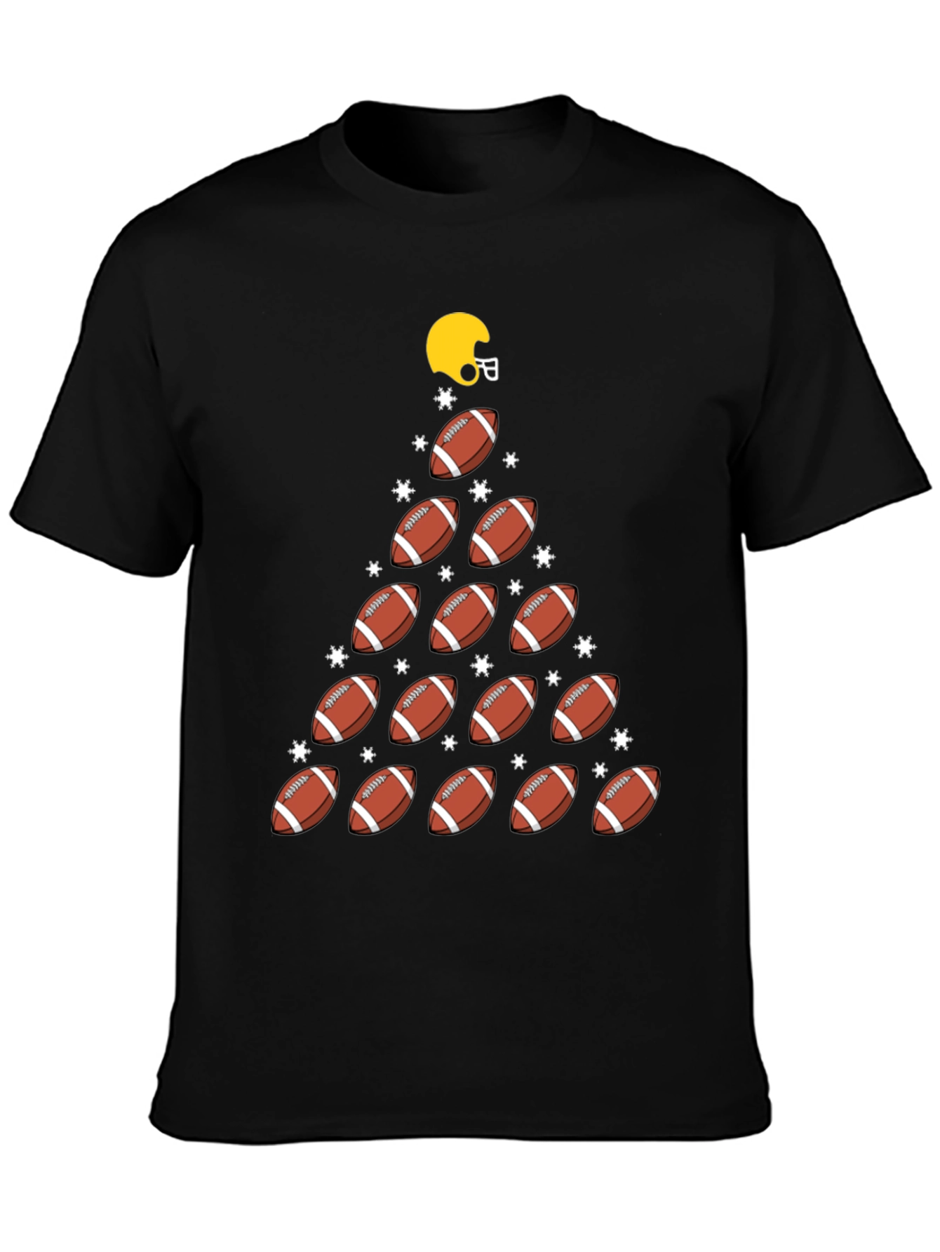 Football Christmas Tree T-Shirt