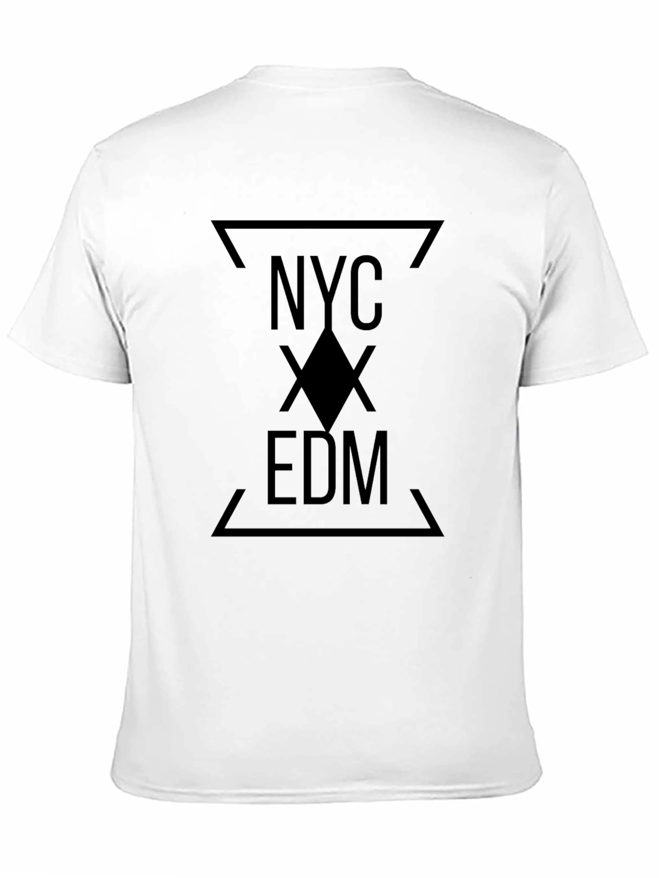 NYC EDM Graphic Tee - Modern Black T-Shirt