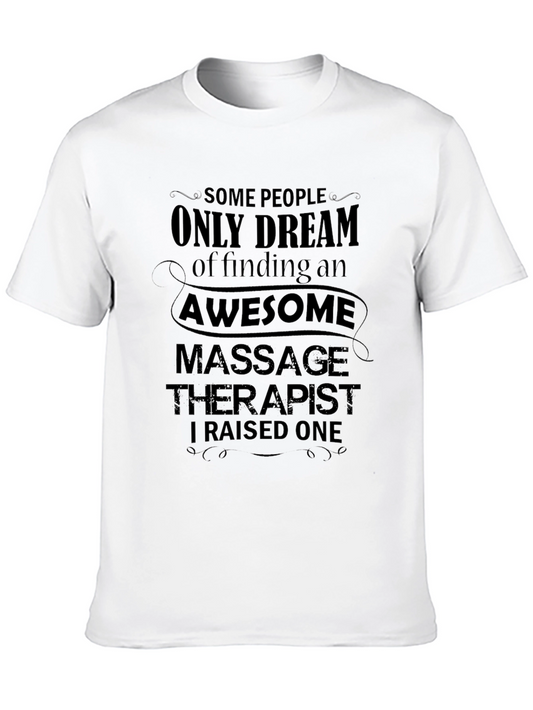 Awesome Massage Therapist T-Shirt - Raised One Proud
