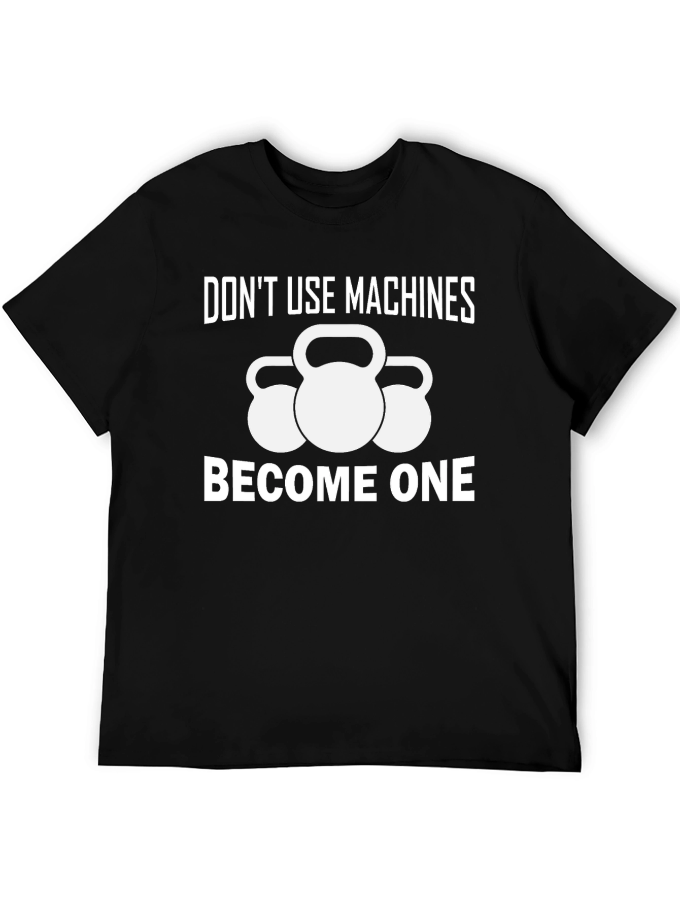 Dont Use Machines Black Graphic Tee