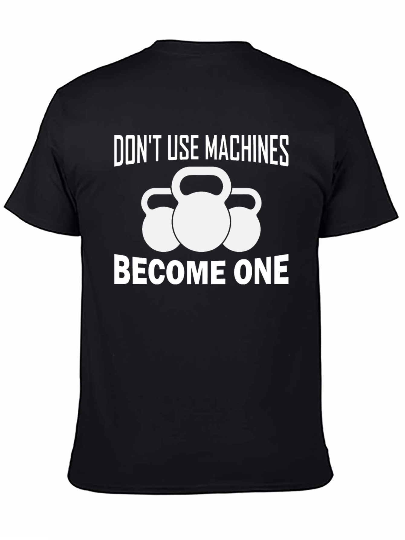 Dont Use Machines Black Graphic Tee