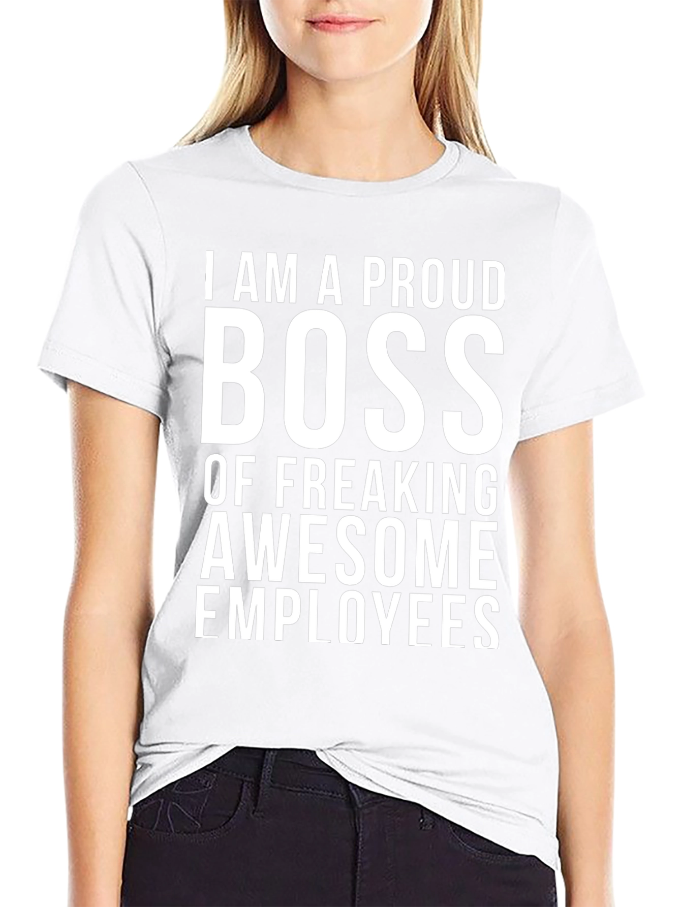 Proud Boss Graphic Tee - Awesome Employees Shirt