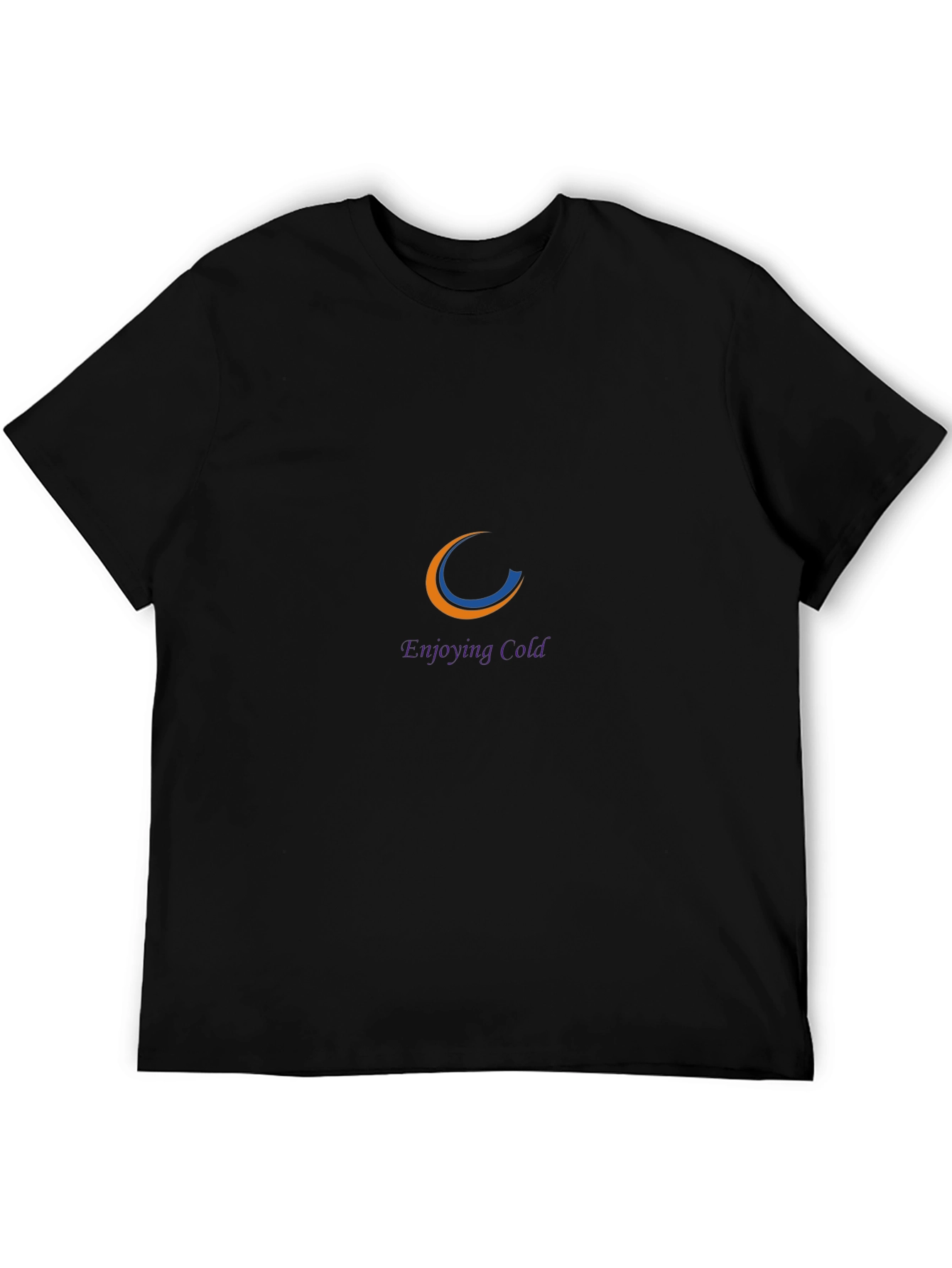 Enjoying Cold Black Graphic Tee