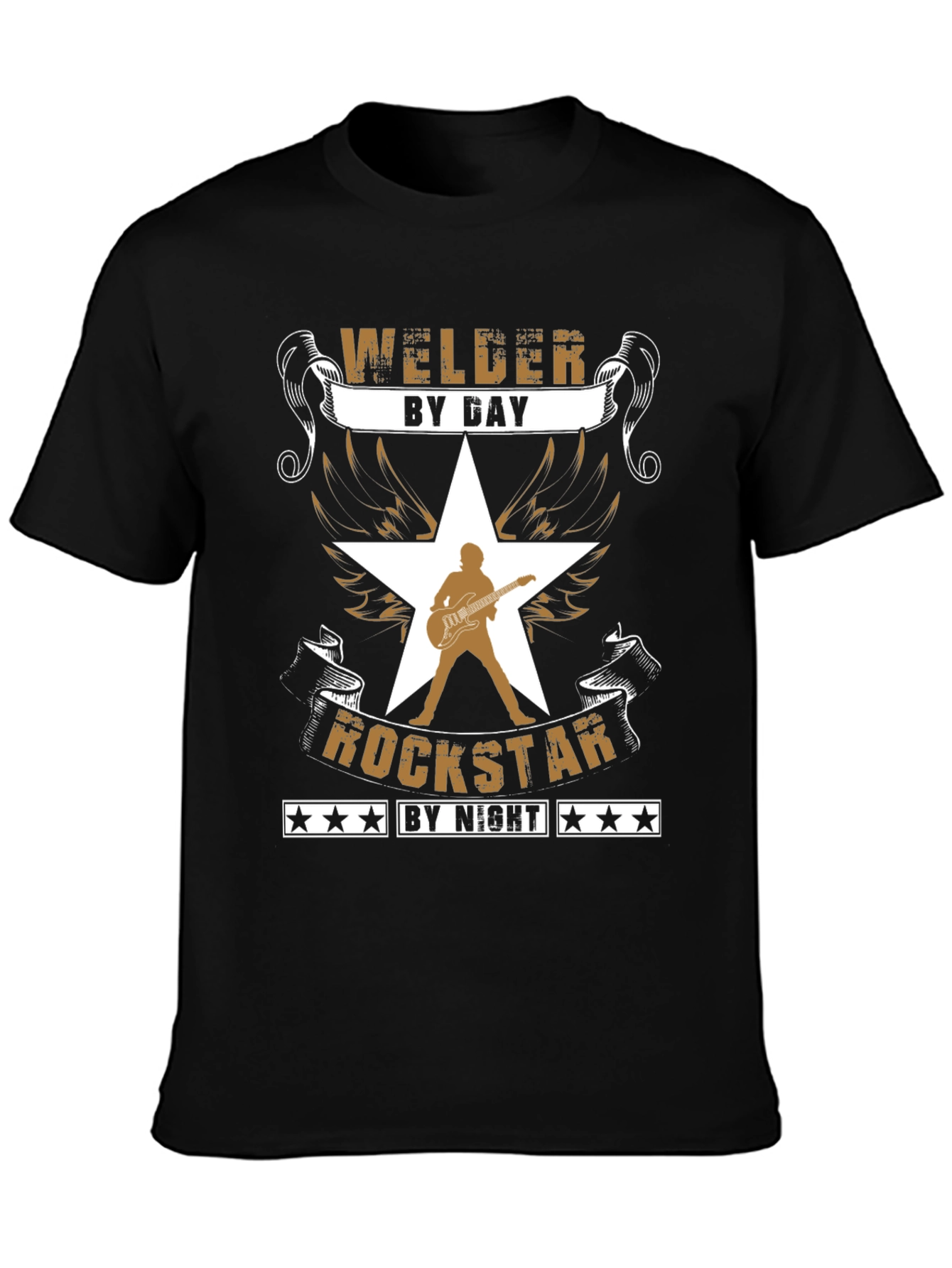 Welder by Day Rockstar by Night Graphic Tee