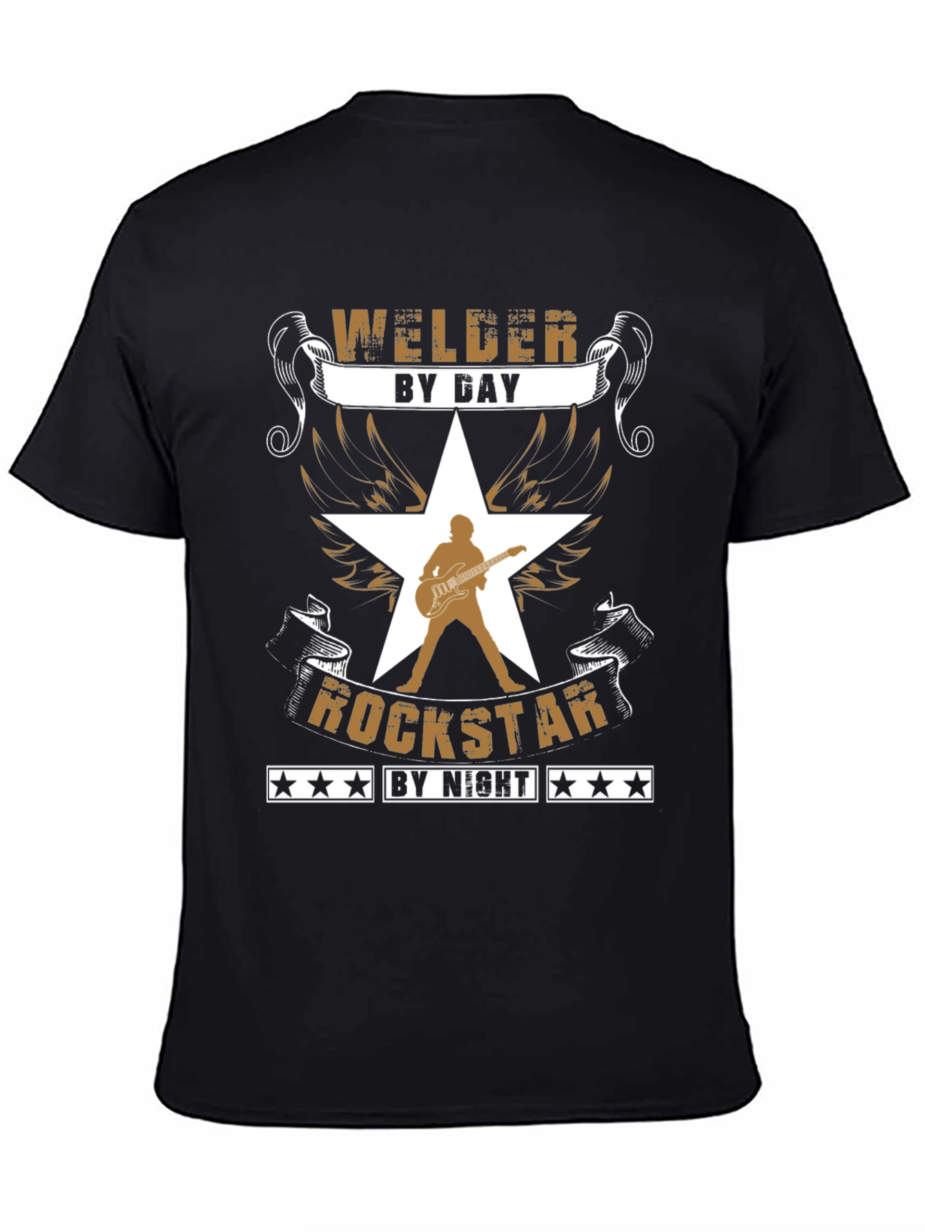 Welder by Day Rockstar by Night Graphic Tee