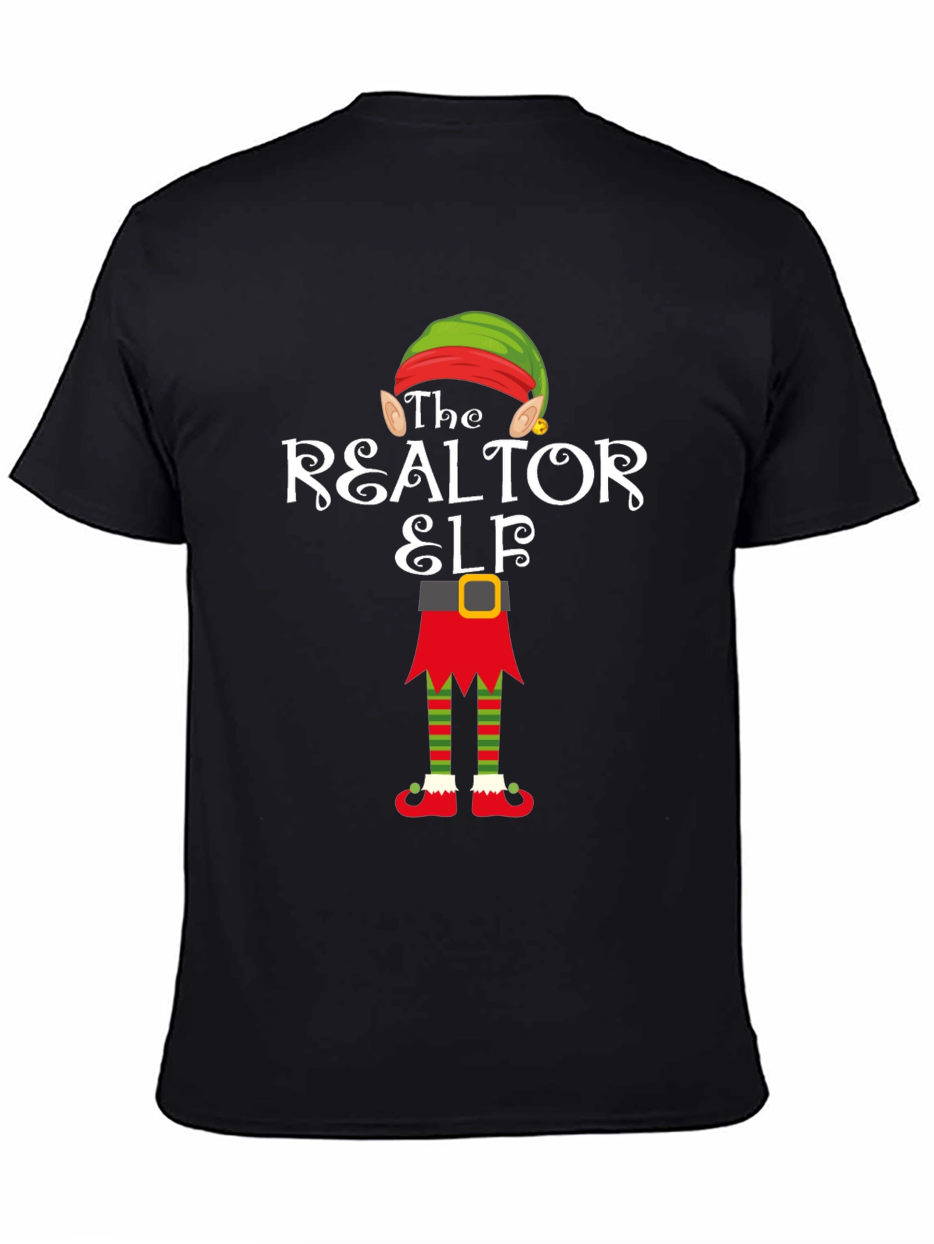 The Realtor Elf Christmas T-Shirt