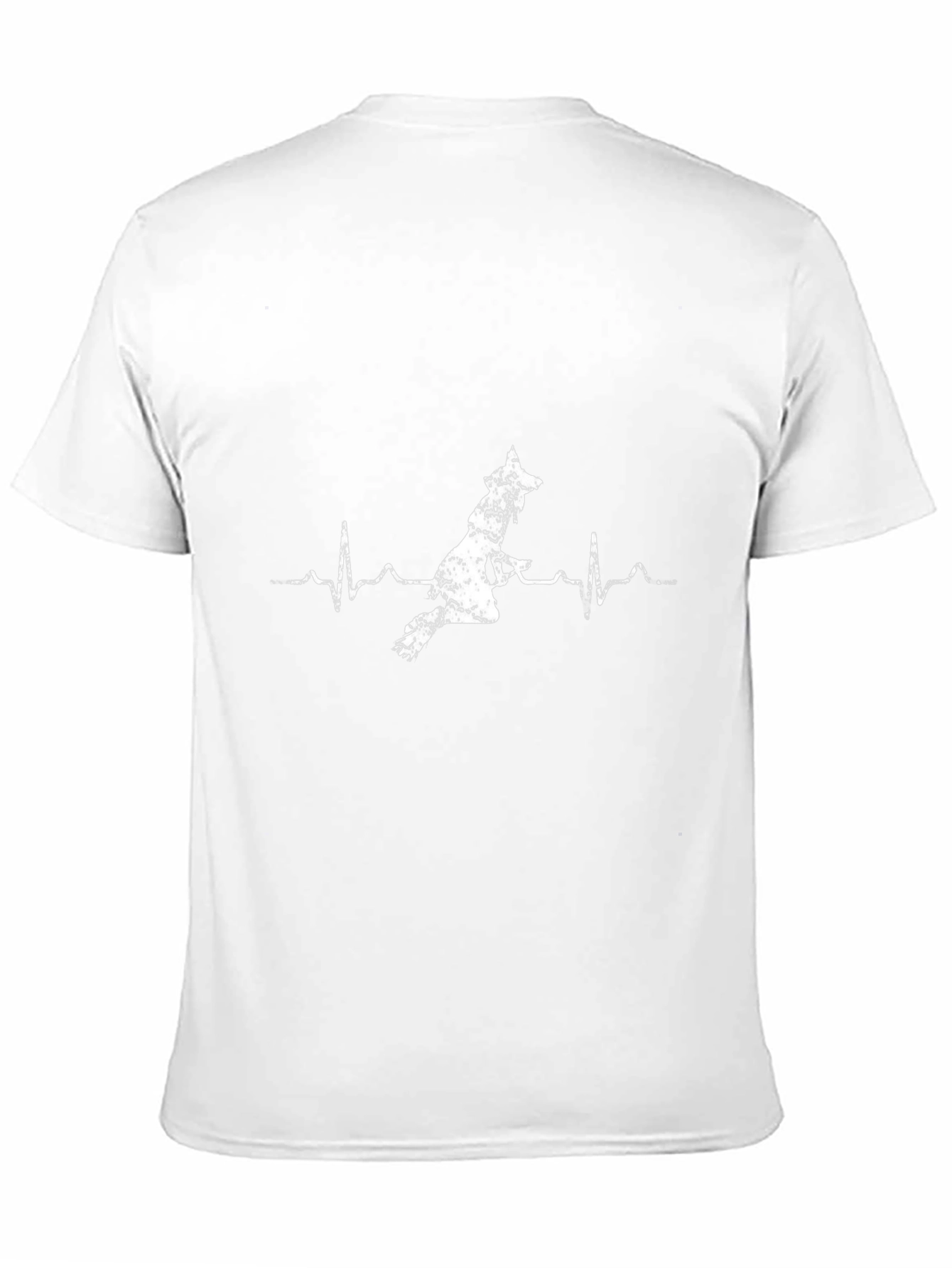 Witch Heartbeat Graphic Tee - Black Cotton Blend