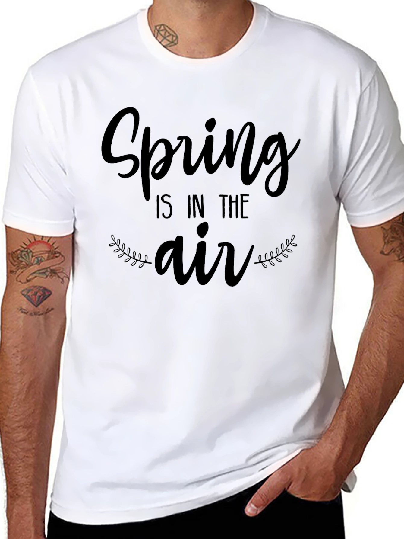 Spring is in the Air T-Shirt - Black