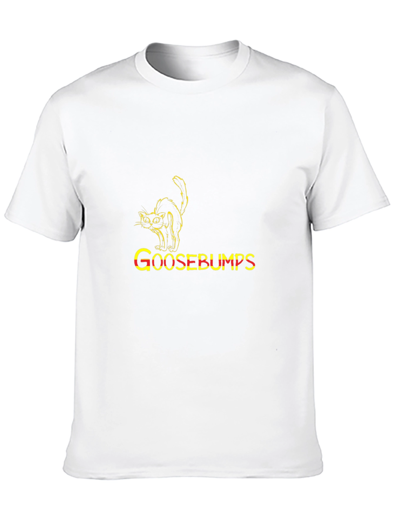 Goosebumps Cat Black T-Shirt