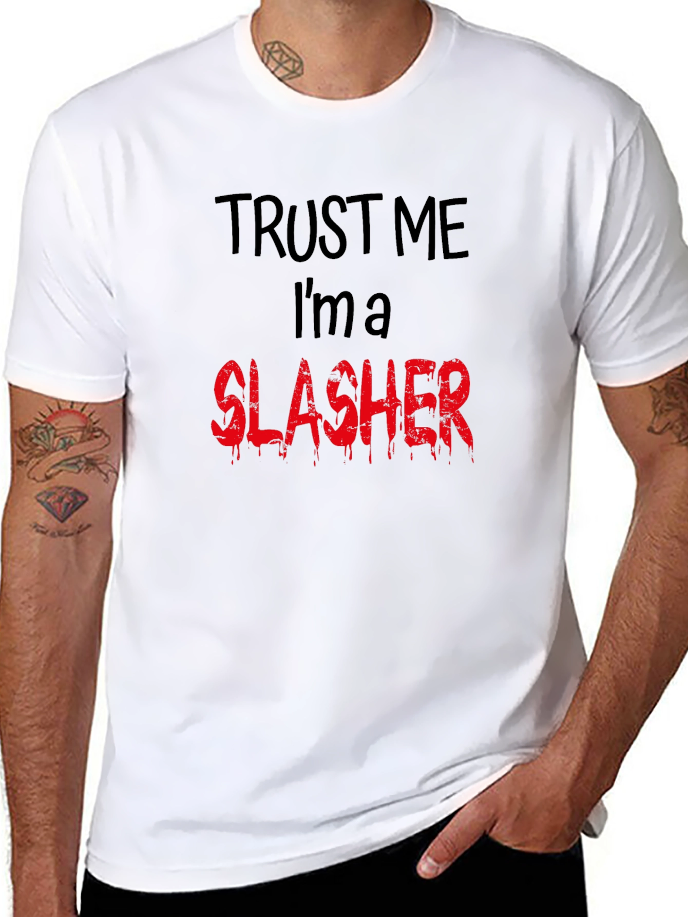Trust Me Im a Slasher Graphic Tee