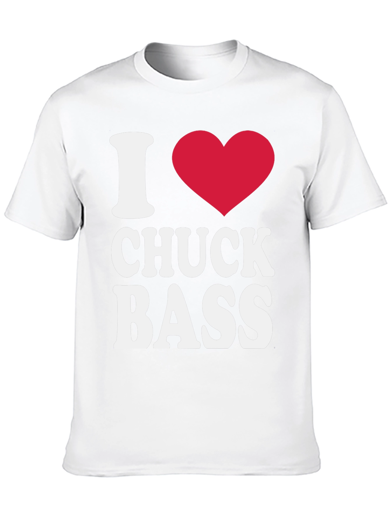 I Heart Chuck Bass Black T-Shirt
