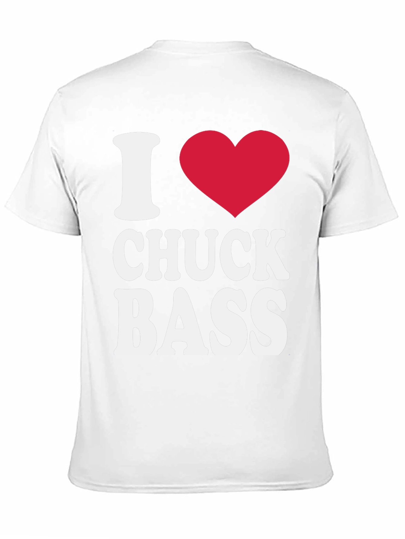 I Heart Chuck Bass Black T-Shirt
