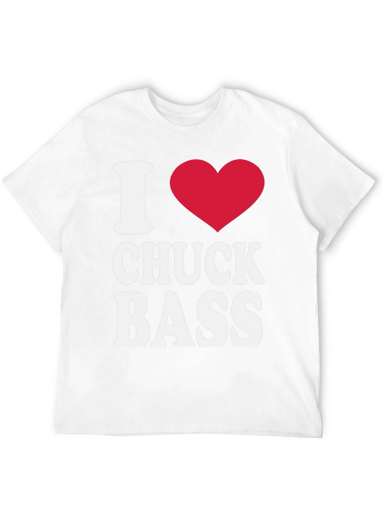 I Heart Chuck Bass Black T-Shirt