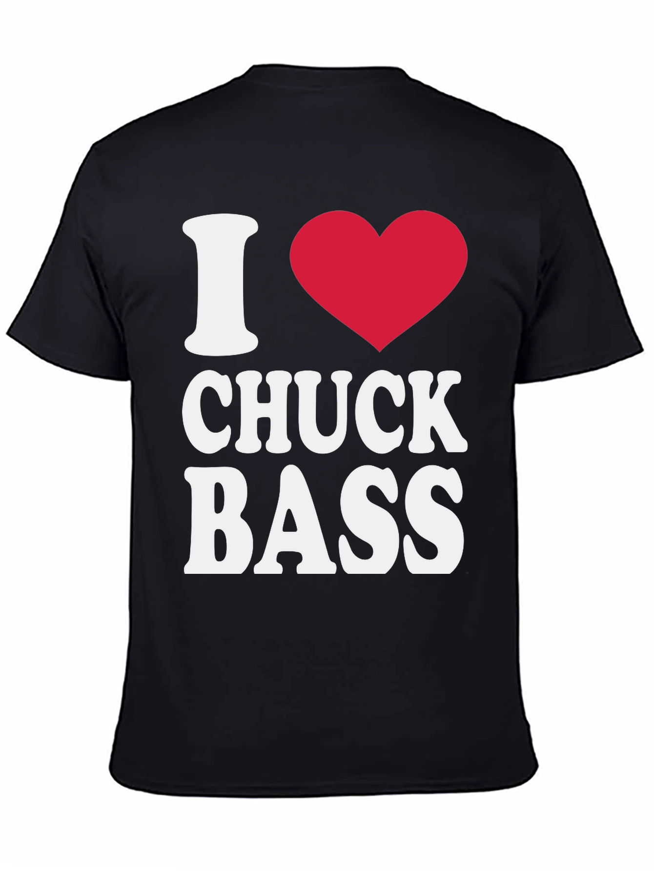 I Heart Chuck Bass Black T-Shirt