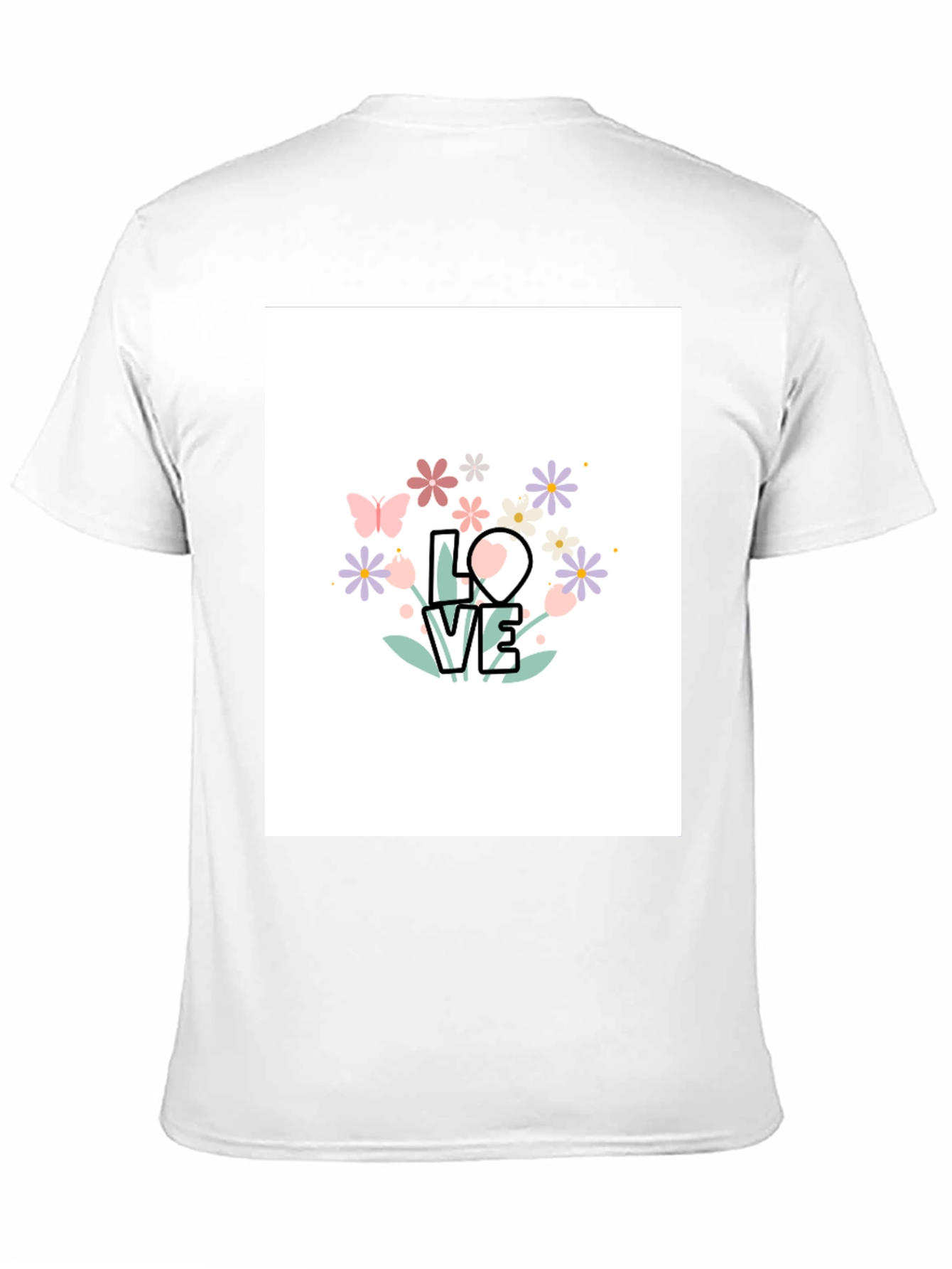 Floral LOVE Graphic T-Shirt - Trendy Casual Wear