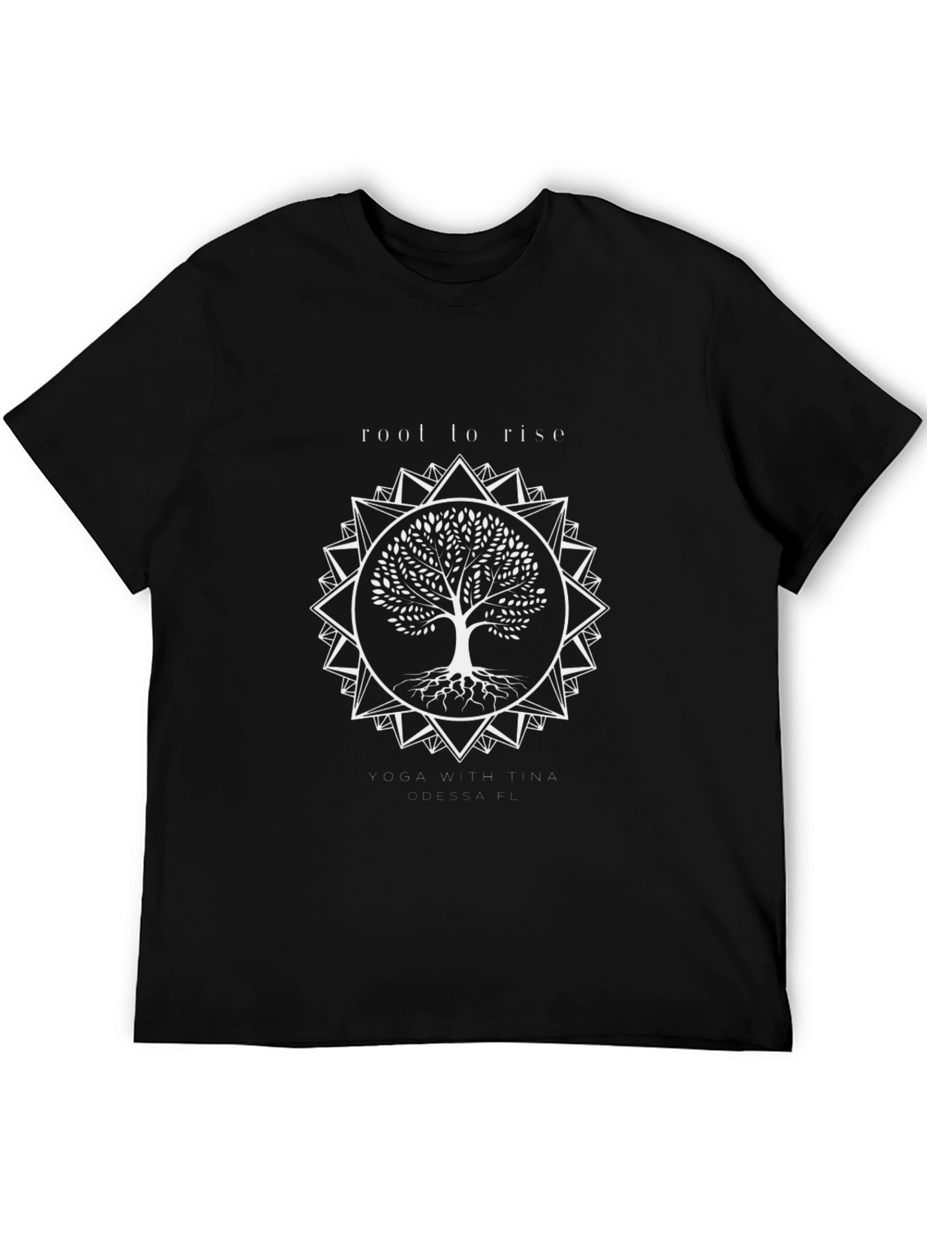Root to Rise Tree Graphic Tee - Black