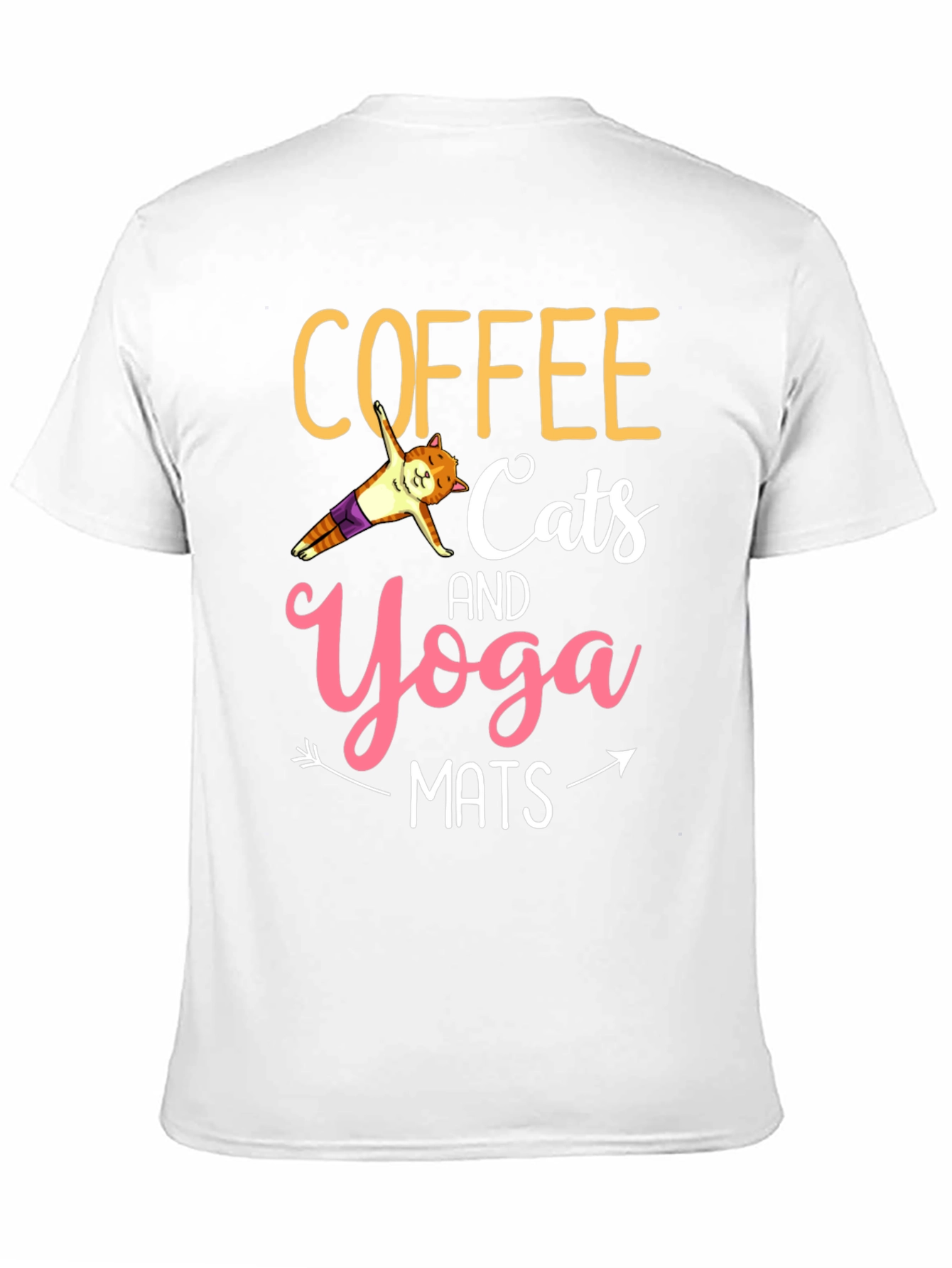 Coffee Cats Yoga Mats Graphic Tee