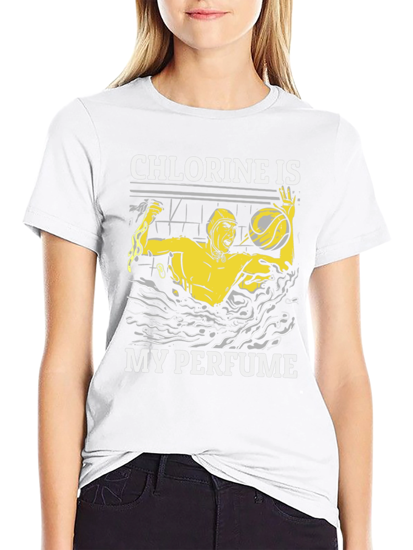 Chlorine is My Perfume Water Polo T-Shirt