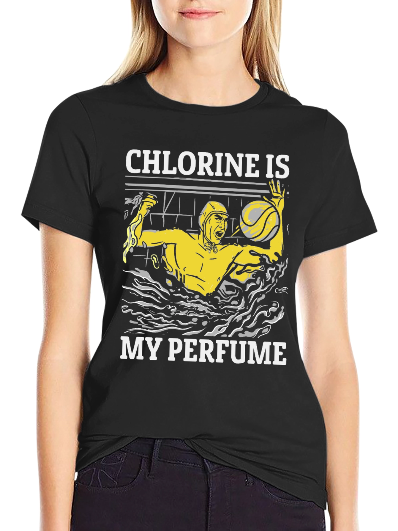 Chlorine is My Perfume Water Polo T-Shirt