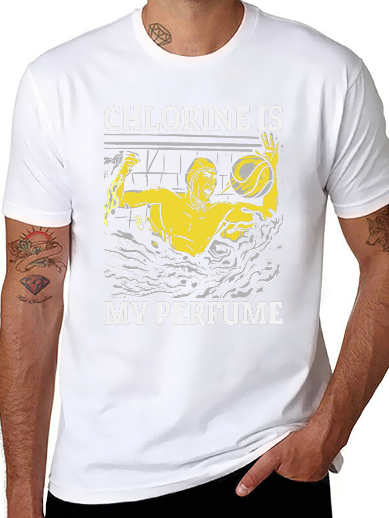 Chlorine is My Perfume Water Polo T-Shirt