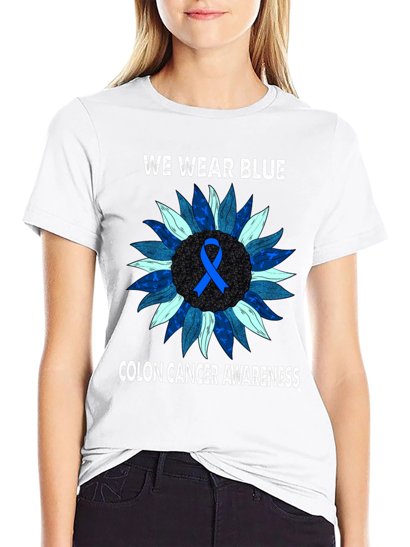Blue Colon Cancer Awareness T-Shirt