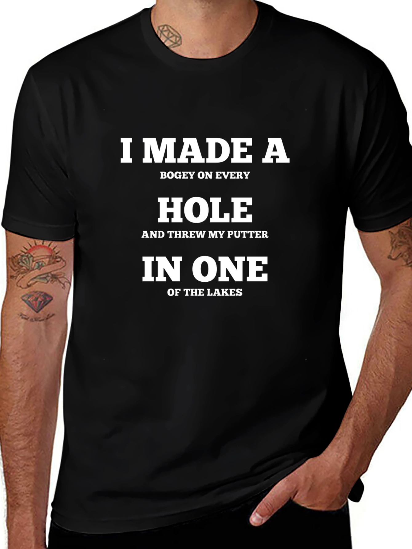 Funny Golf T-Shirt: Bogey on Every Hole