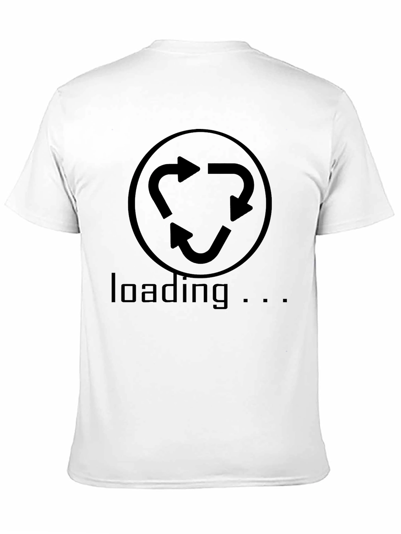 Loading Arrows Graphic Black T-Shirt