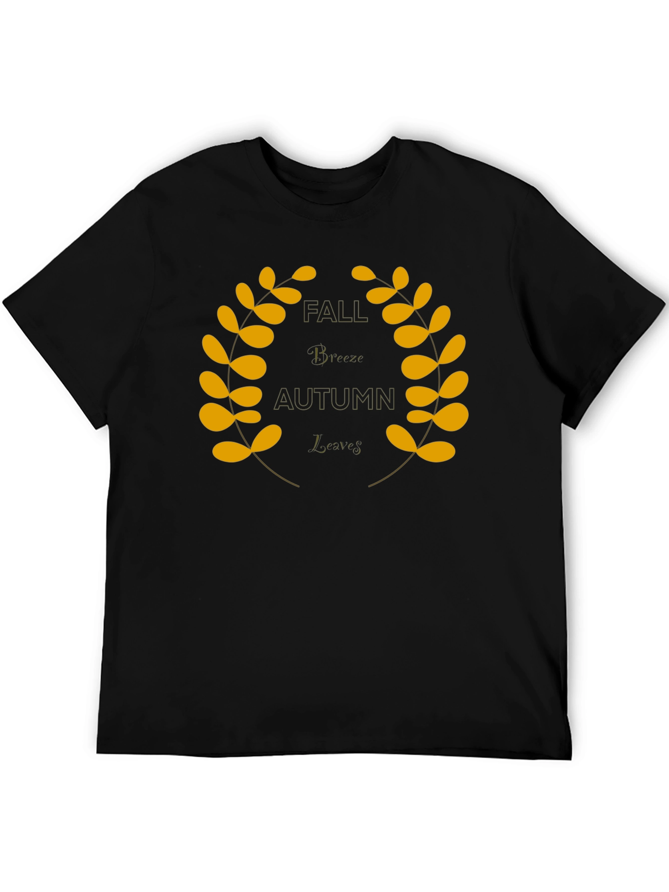 Fall Breeze Autumn Leaves Graphic Tee