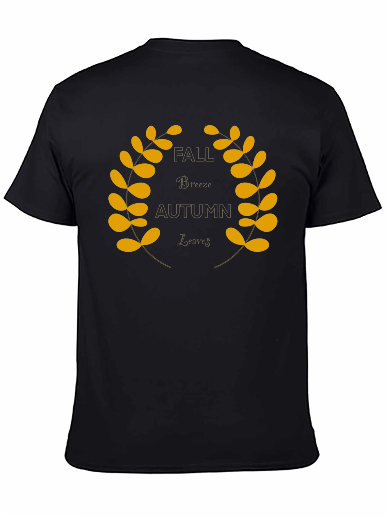 Fall Breeze Autumn Leaves Graphic Tee