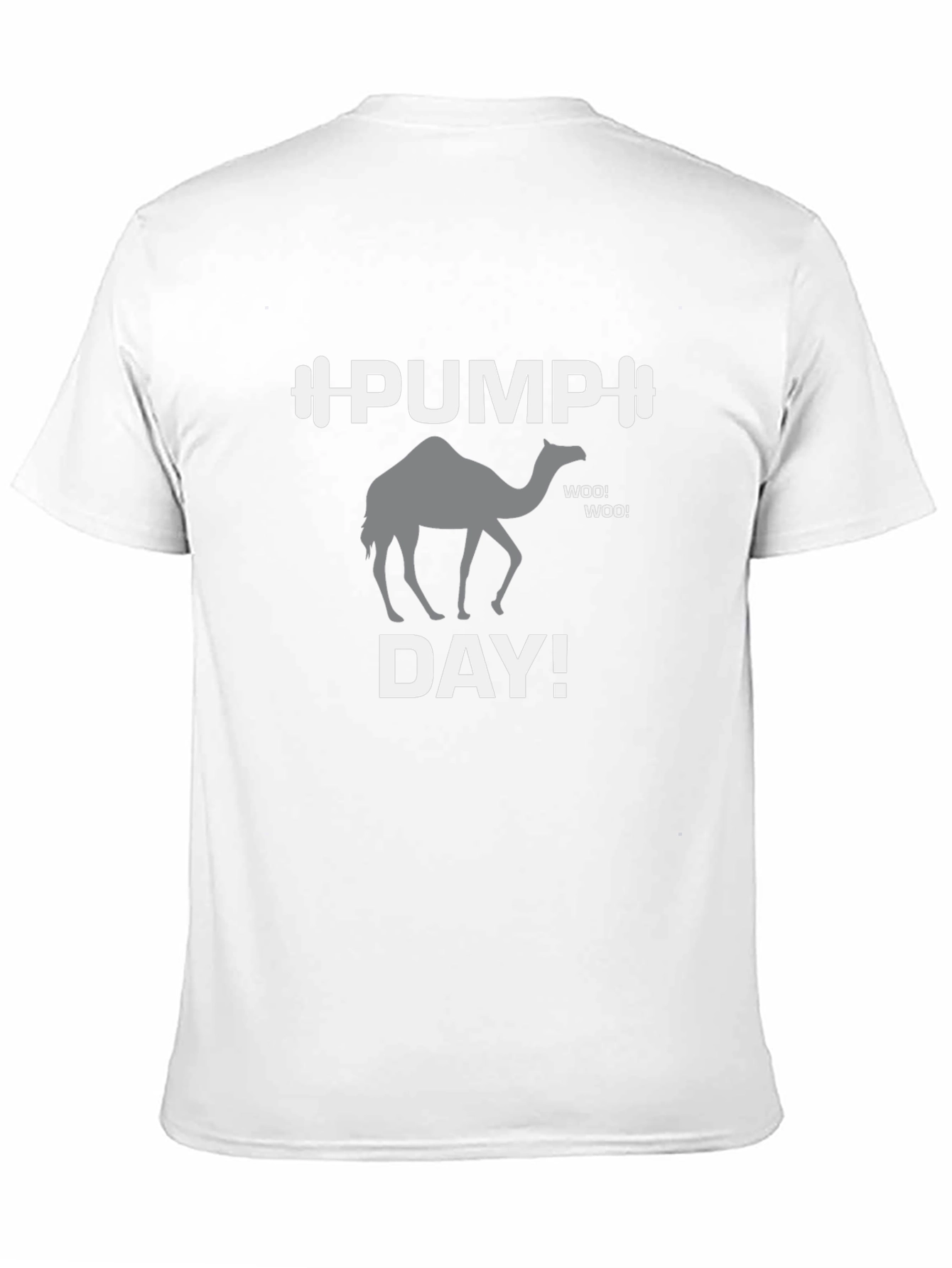 Pump Day Camel Graphic Tee - Black Gym Shirt