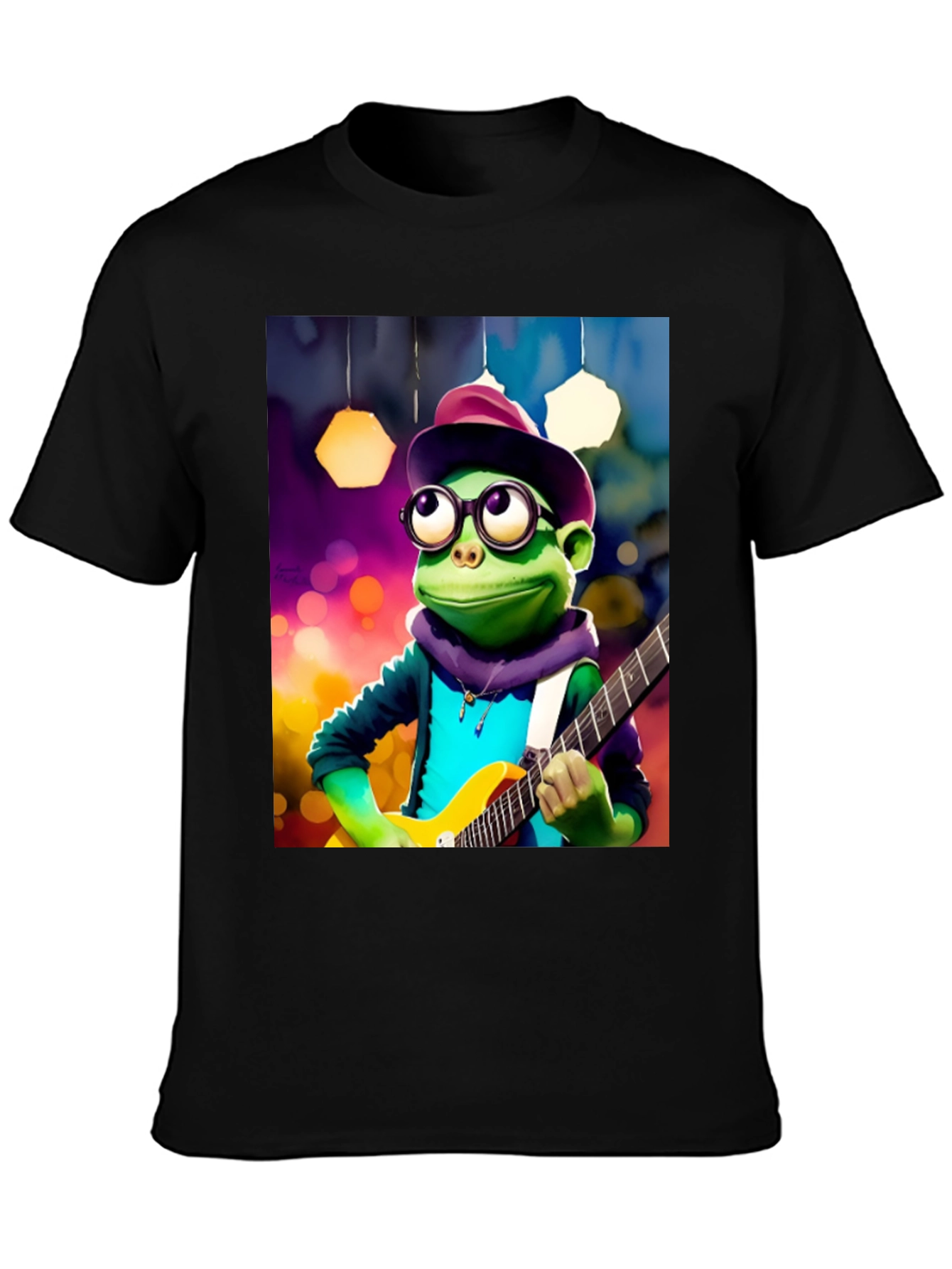 Frog Musician T-Shirt