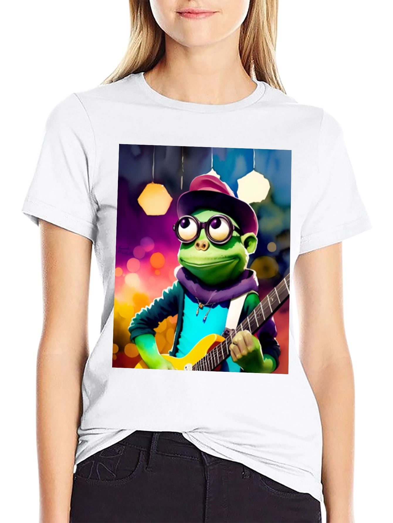 Frog Musician T-Shirt