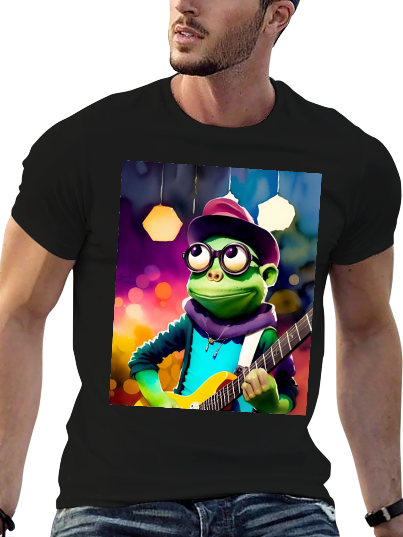 Frog Musician T-Shirt
