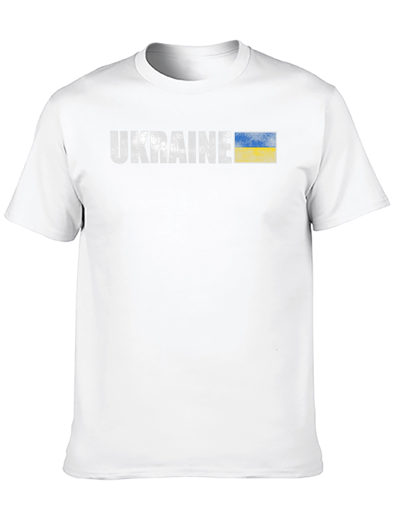 Ukraine Flag Graphic Black T-Shirt