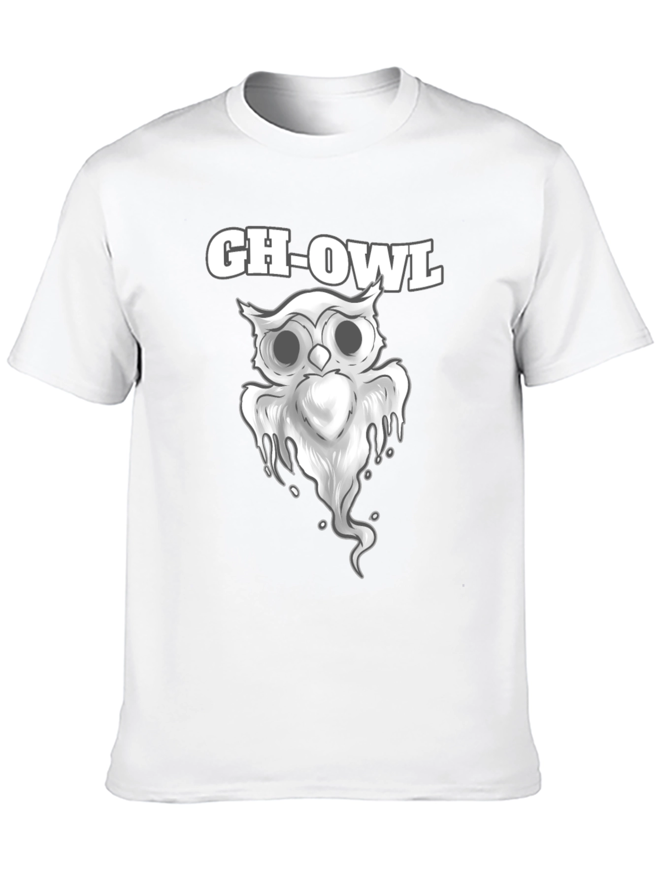 Gh-Owl Graphic T-Shirt - Spooky Cute Design