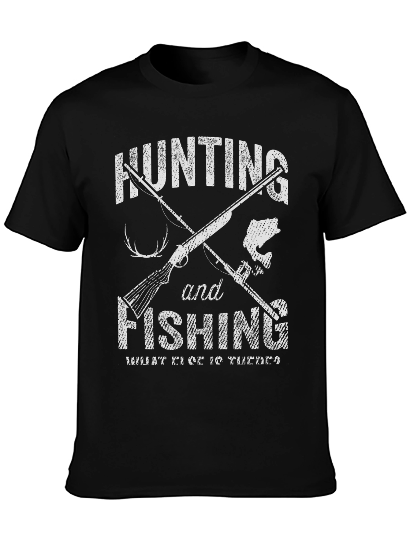 Hunting and Fishing Graphic T-Shirt
