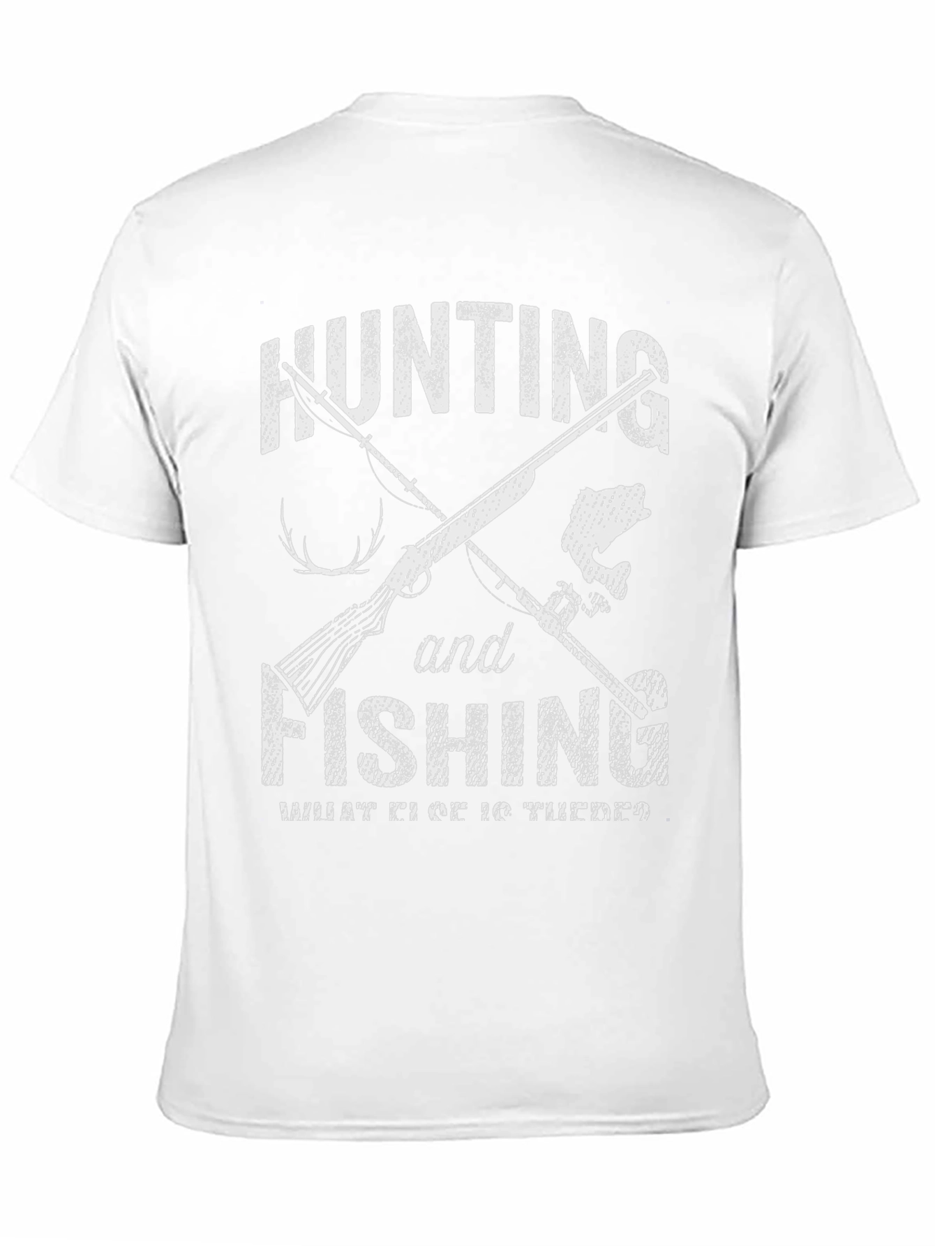 Hunting and Fishing Graphic T-Shirt
