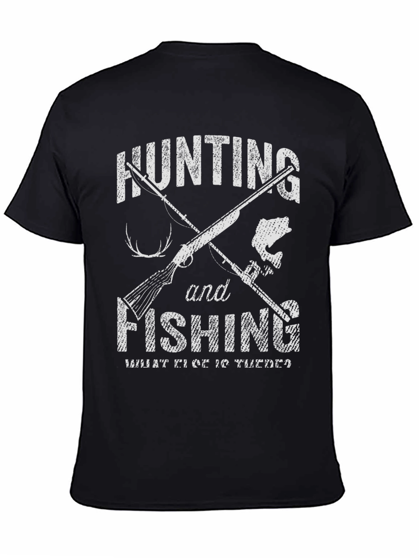 Hunting and Fishing Graphic T-Shirt