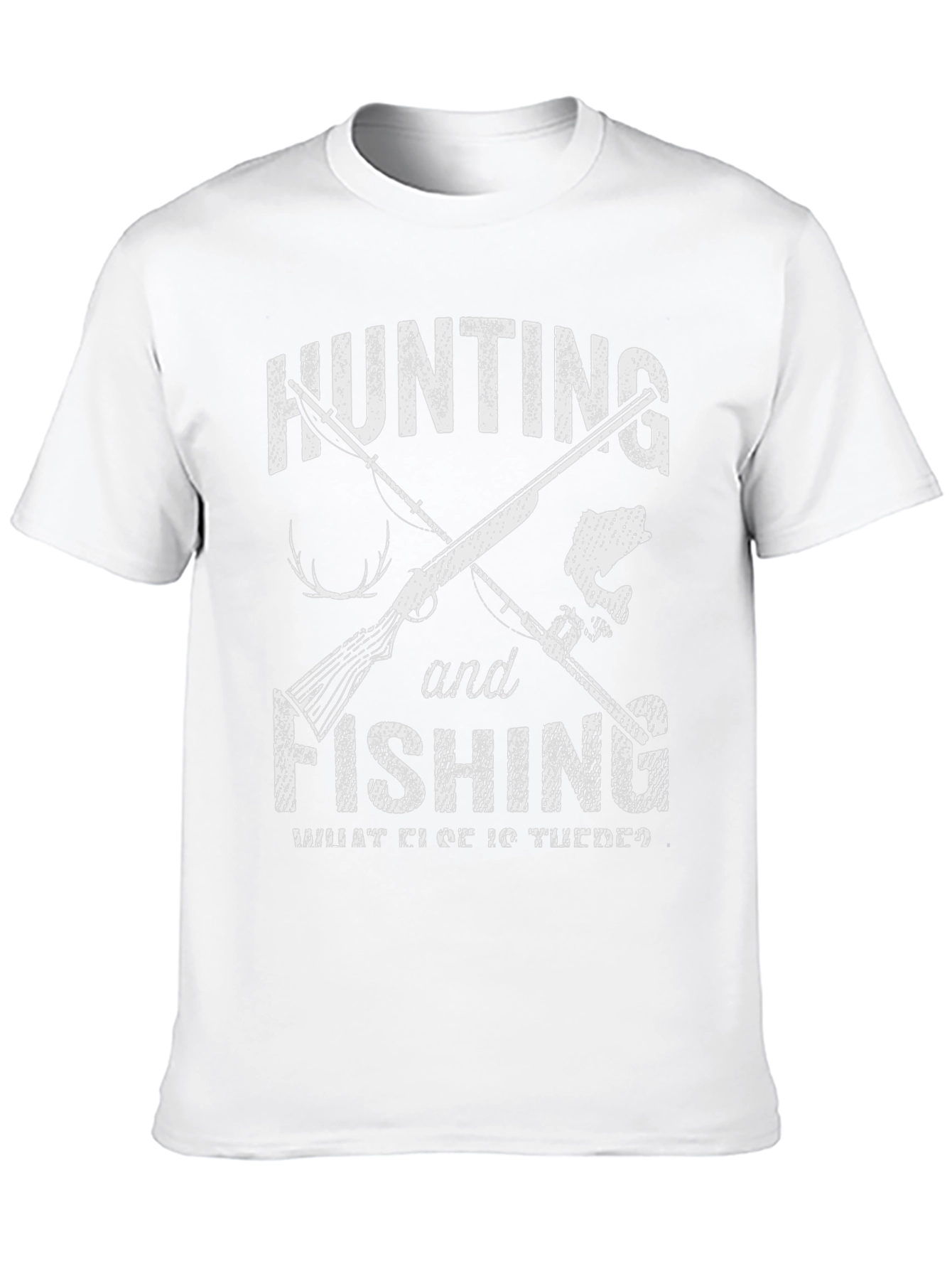 Hunting and Fishing Graphic T-Shirt