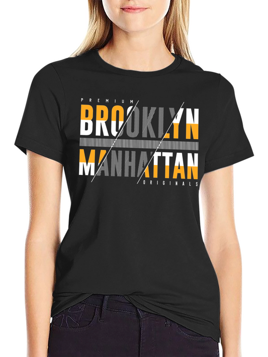 Brooklyn Manhattan Graphic Tee - Premium Originals