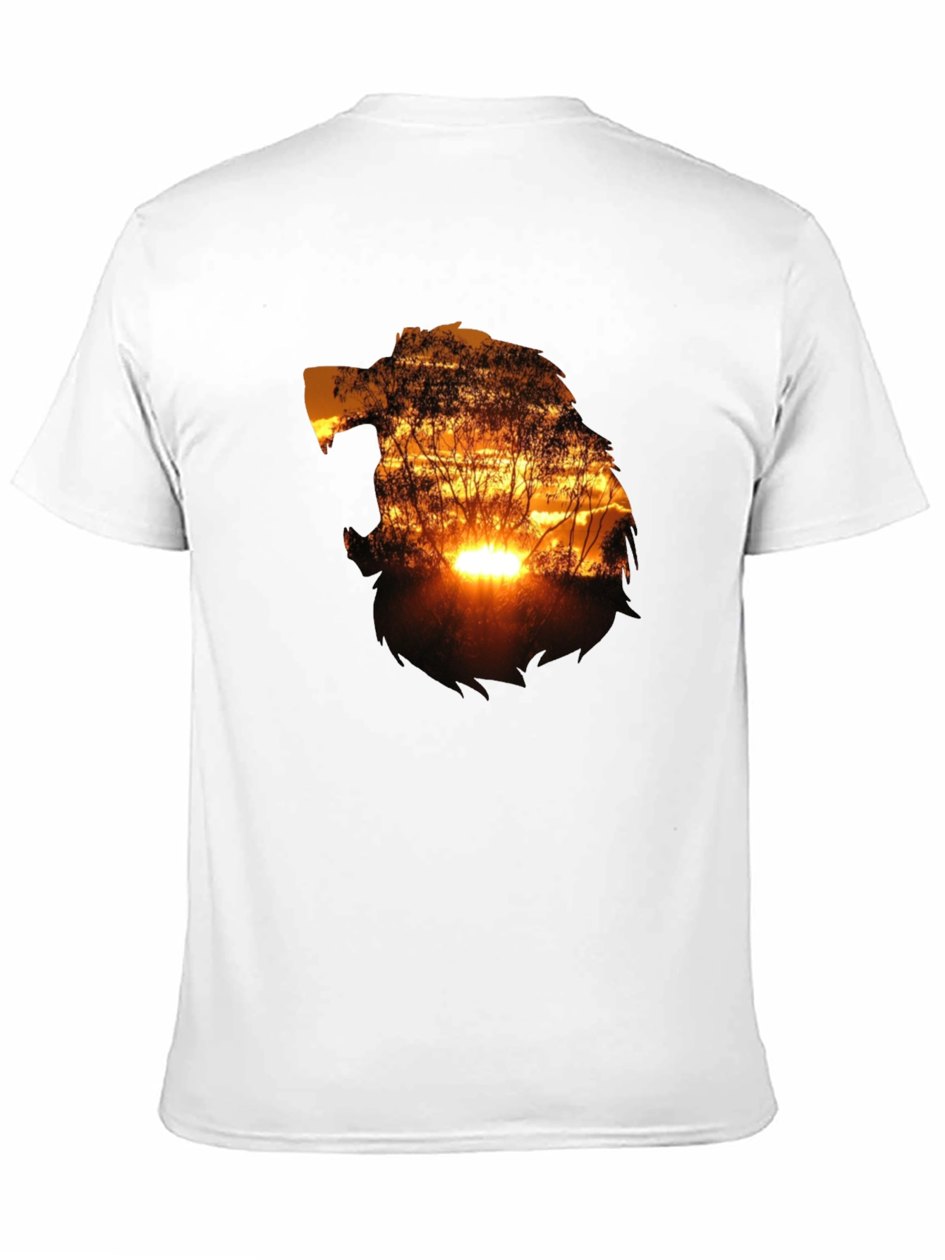 Sunset Silhouette Graphic T-Shirt - Black